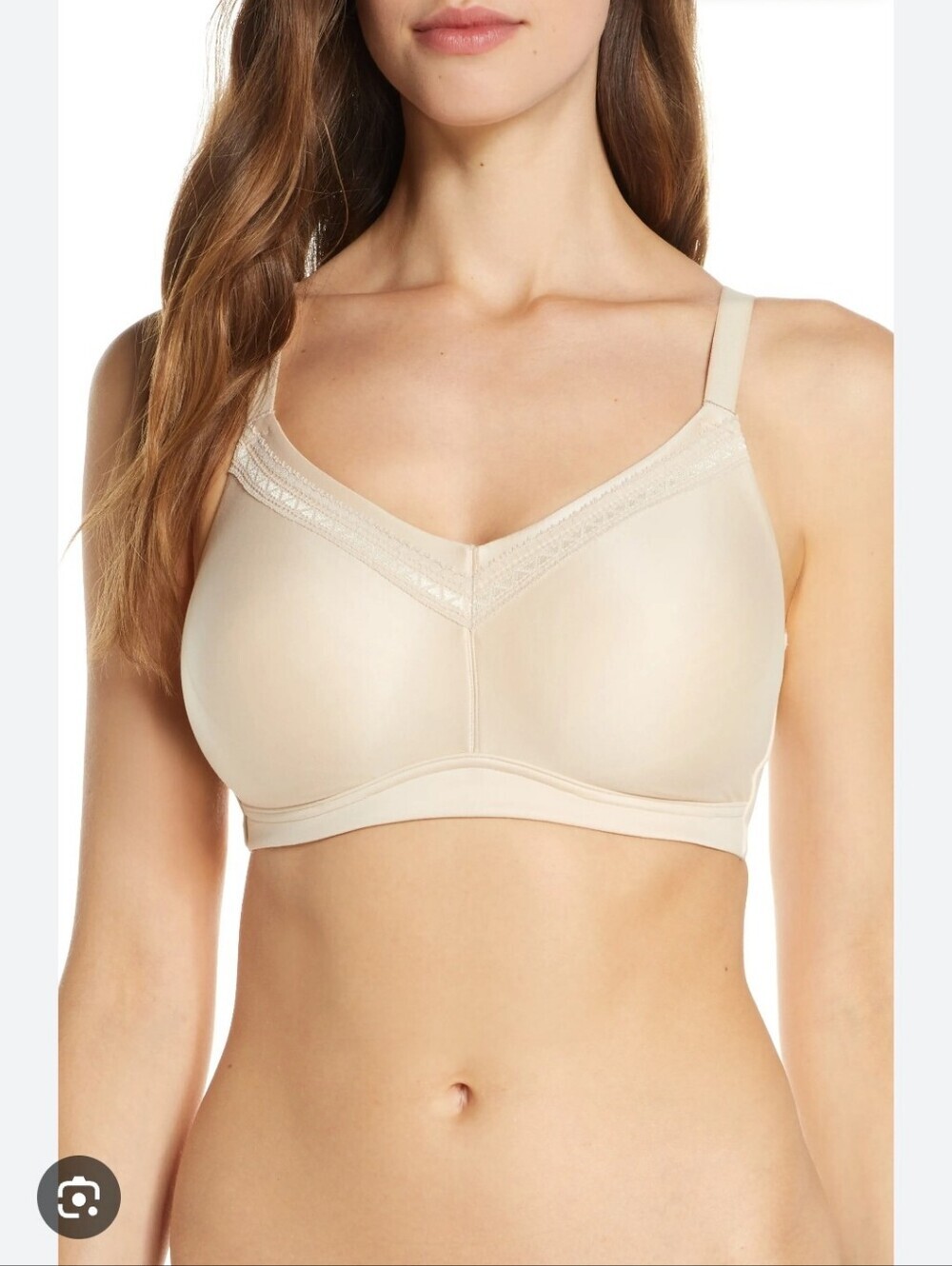 Wacoal Perfect Primer Wire Free Bra Size 38D In Color: Sand
